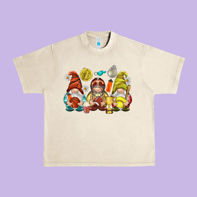 Sports Gnomies Urban Heavy Tee Designed By Nancycooperartshop