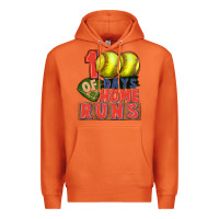 Carrot 100 days of home runs softball Premium Hoodie - CowGirlArtShop