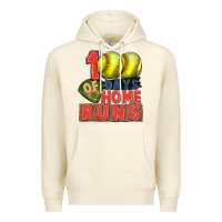 Sandshell 100 days of home runs softball Premium Hoodie - CowGirlArtShop