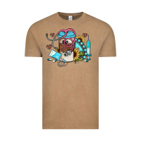 Western Sunflower Gemstone Nurse Vintage Tee | Teevron