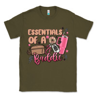 Army Green essentials of a baddie Classic Tee - MaliasSmallBusiness