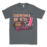 Charcoal Heather essentials of a baddie Classic Tee - MaliasSmallBusiness