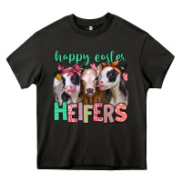 Asphalt happy easter heifers Heavy Core Tee - Jasminsmagicworld