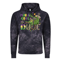 Cloud Black mardi gras dude alligator Vintage Hoodie - MaliasSmallBusiness