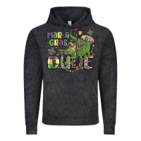 Vintage Black mardi gras dude alligator Vintage Hoodie - MaliasSmallBusiness