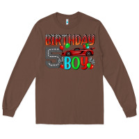 Chestnut birthday boy 5 Long Sleeve Tee - BundleAndBundleShop