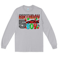 Moon Dust birthday boy 5 Long Sleeve Tee - BundleAndBundleShop
