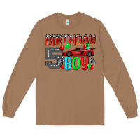 Toasted Coconut birthday boy 5 Long Sleeve Tee - BundleAndBundleShop