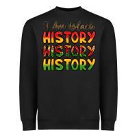 Black i am black history Heavyweight Sweatshirt - LillyAllenDesigns