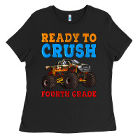 Black ready to crush fourth grade Ladies Tee - Artiststas