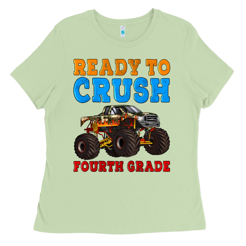 Ready To Crush Fourth Grade Ladies Tee by Artiststas | Teevron