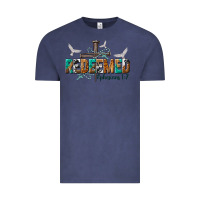 Vintage Denim redeemed ephesians 1 7 Vintage Tee - NancyCooperArtShop
