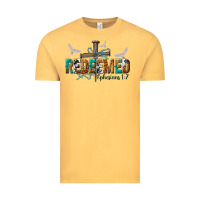 Vintage Mustard redeemed ephesians 1 7 Vintage Tee - NancyCooperArtShop