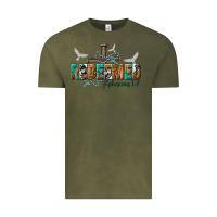 Vintage Olive redeemed ephesians 1 7 Vintage Tee - NancyCooperArtShop