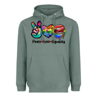 Sage Peace love equality LGBT+ Heavyweight Hoodie - CowGirlArtShop