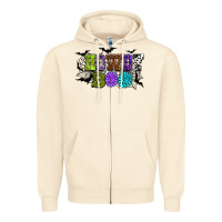 Sandshell Halloween howdy boo Zipper Hoodie - NancyCooperArtShop