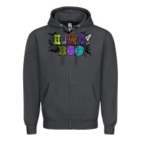Smoke Halloween howdy boo Zipper Hoodie - NancyCooperArtShop