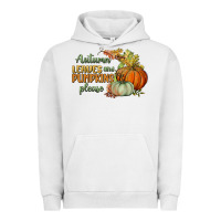 Autumn Leaves And Pumpkins Please Urban Hoodie | Teevron