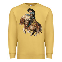 Antique Gold Midilli little Cowboy kid rodeo Premium Sweatshirt - HowdyJamesFarm