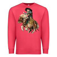 Cardinal Midilli little Cowboy kid rodeo Premium Sweatshirt - HowdyJamesFarm