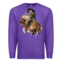 Purple Midilli little Cowboy kid rodeo Premium Sweatshirt - HowdyJamesFarm