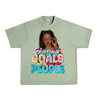 Oil Green chasing goals not people Urban Heavy Tee - NancyCooperArtShop