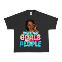 Pigment Black chasing goals not people Urban Heavy Tee - NancyCooperArtShop
