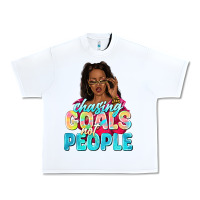 White chasing goals not people Urban Heavy Tee - NancyCooperArtShop