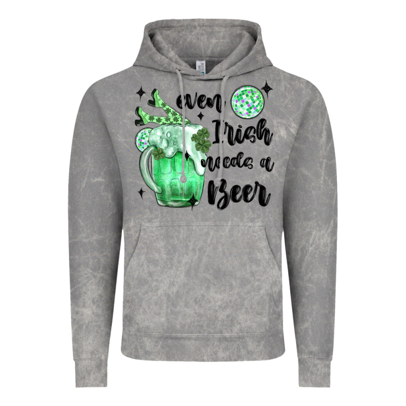 Even ırısh Needs A Beer Vintage Hoodie by MaliasSmallBusiness | Teevron