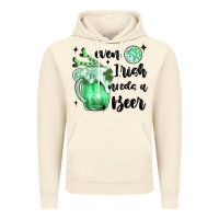 Vintage Artic even ırısh needs a beer Vintage Hoodie - MaliasSmallBusiness