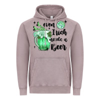 Vintage Zinc even ırısh needs a beer Vintage Hoodie - MaliasSmallBusiness
