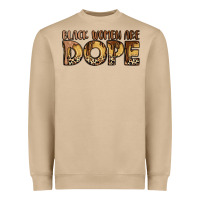 Mushroom black women are dope Heavyweight Sweatshirt - LillyAllenDesigns