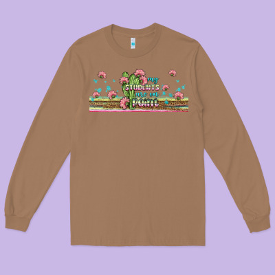 My Students Are On Point Libbey Glass Long Sleeve Tee Designed By Bundleandbundleshop