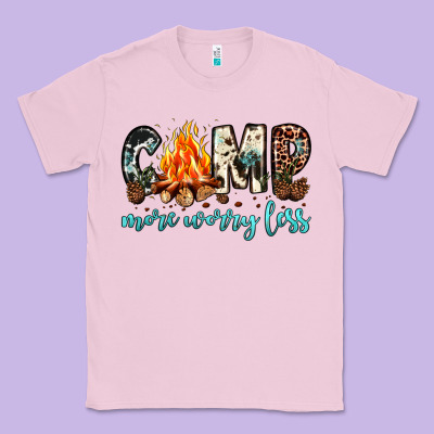 Camp More Worry Less Classic Tee Designed By Jahusdesignshop