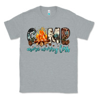Heather Grey camp more worry less Classic Tee - JahusDesignShop
