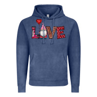 Vintage Denim valentine's day gnomes love Vintage Hoodie - RanaPortraitStore