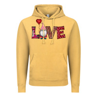 Vintage Mustard valentine's day gnomes love Vintage Hoodie - RanaPortraitStore