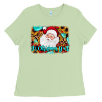 Matcha it's Christmas y'all background Ladies Tee - JahusDesignShop