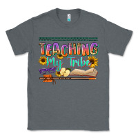 Charcoal Heather teaching my tribe Classic Tee - NancyCooperArtShop