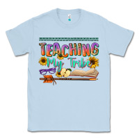 Dusty Blue teaching my tribe Classic Tee - NancyCooperArtShop