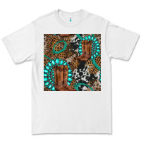 White cowboy boot and gemstone Premium Tee - BundleAndBundleShop