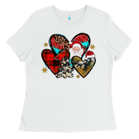 White Christmas heart Ladies Tee - JahusDesignShop