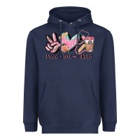 Navy peace love nursing Heavyweight Hoodie - CowGirlArtShop