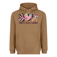 Toasted Coconut peace love nursing Heavyweight Hoodie - CowGirlArtShop