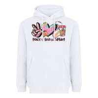 White peace love nursing Heavyweight Hoodie - CowGirlArtShop