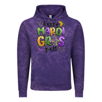 Cloud Purple happy mardi gras y'all Vintage Hoodie - MaliasSmallBusiness
