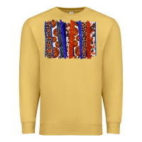 Antique Gold Basketball brushstroke Premium Sweatshirt - HowdyJamesFarm