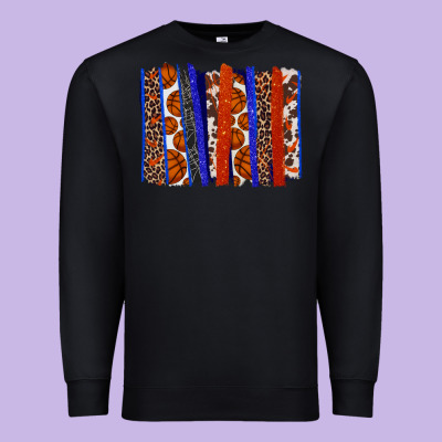 Basketball Brushstroke Premium Sweatshirt Designed By Howdyjamesfarm