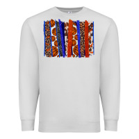 Dove Grey Basketball brushstroke Premium Sweatshirt - HowdyJamesFarm