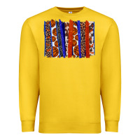 Lemon Basketball brushstroke Premium Sweatshirt - HowdyJamesFarm